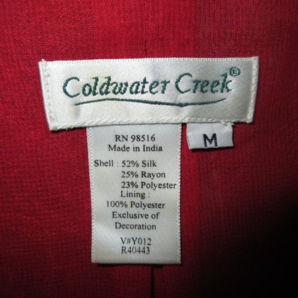 Coldwater Creek Patchwork Damask Button Up Shirt … - image 6